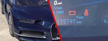 Que no te asusten los kilómetros: si tu coche está bien mantenido no se va romper. Solo tienes que fijarte en lo impecable que está este Bugatti Chiron con más de 175.000 km