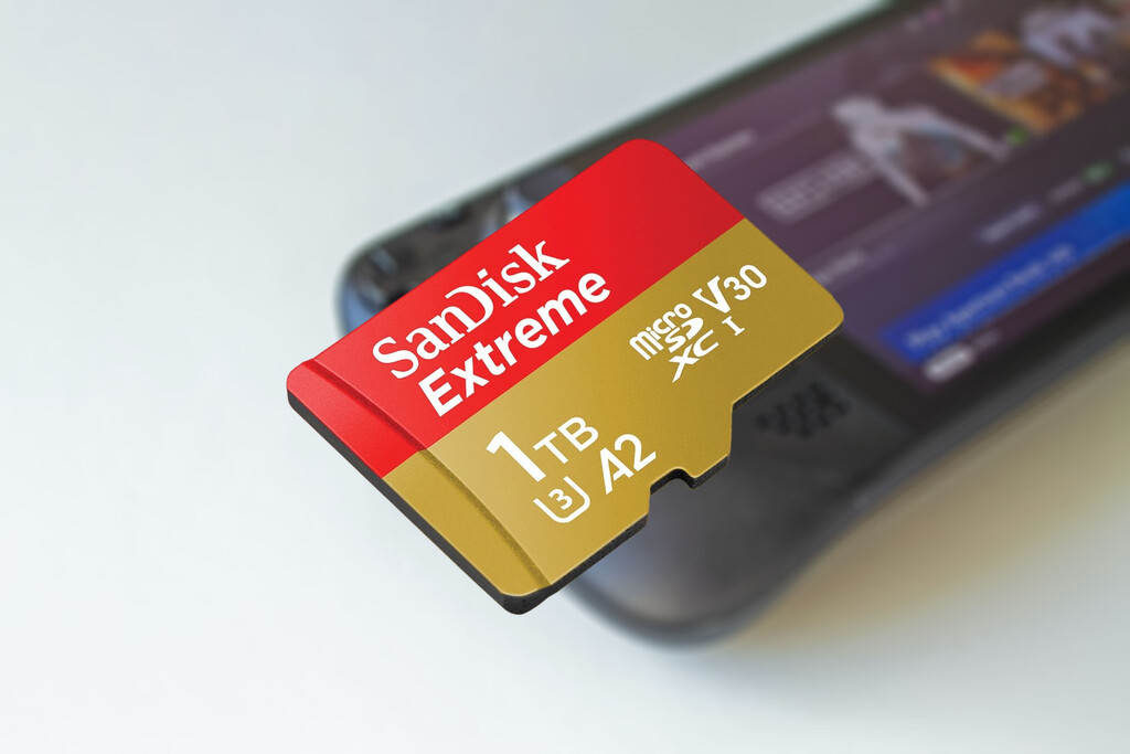 Mejora el almacenamiento de tu Steam Deck con esta microSD SanDisk de 1 TB en oferta a mínimo histórico