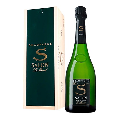 Estuche champagne Blanc de Blancs Chardonnay 2015 Salon