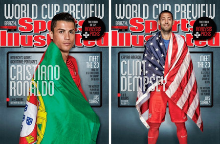 Algunos jugadores del mundial ya calientan en las portadas