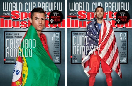 Algunos jugadores del mundial ya calientan en las portadas