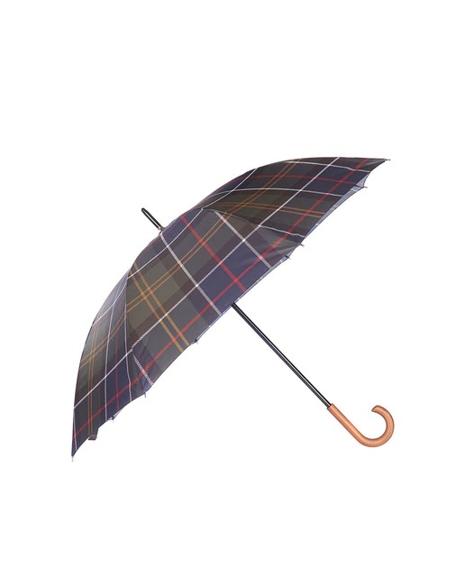 Large men's plaid tartan umbrella