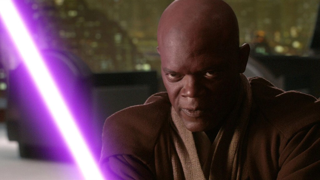 No lo pedí: el sable láser de Samuel L. Jackson en Star Wars no sólo es especial por ser morado, sino por un homenaje a Pulp Fiction No lo pedí: el sable láser de Samuel L. Jackson en Star Wars no sólo es especial por ser morado, sino por un homenaje a Pulp Fiction