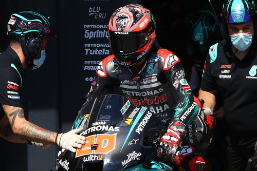 Fabio Quartararo quiere recuperar el disfraz de Marc Márquez en Misano para evitar que MotoGP se desmadre