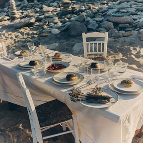 La solución decorativa y retro de Zara Home para comer en la terraza sin que las mocas acudan al plato