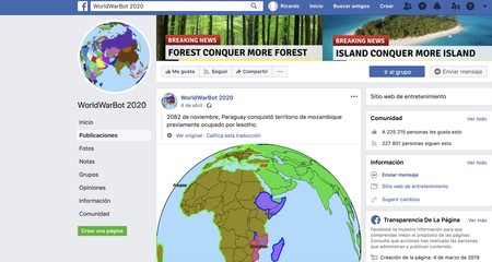 World War Bot Facebook