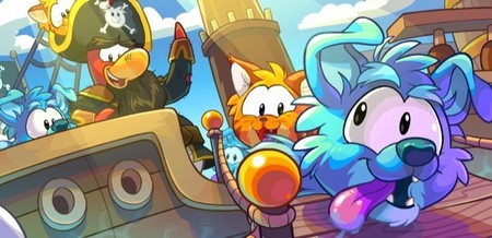 Perro (Border Collie celeste) y Gato (Gato Atigrado naranja) son los nuevos Puffle que llegan a Club Penguin