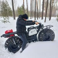 Desde Rusia con tracción: si hubiera un monster truck de las motos eléctricas sería este engendro 2x2 imparable