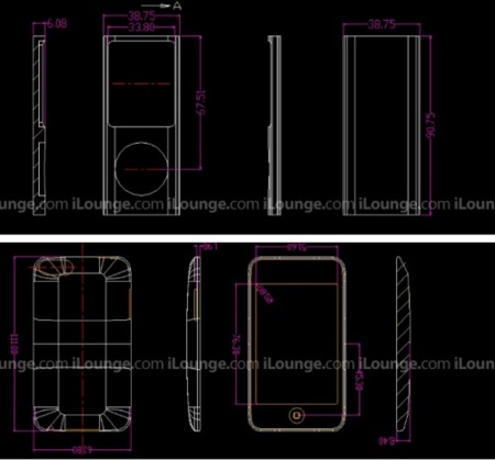 ¿Son éstas las dimensiones del iPod Nano 4G y del iPod Touch 2G?