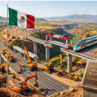 A aposta faraônica do México: país se inspira na China e planeja megaobra ferroviária implacável que promete reescrever a logística do país 