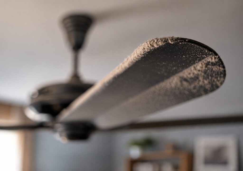 No hace falta levantar una nube de polvo para limpiar el ventilador de techo: este spray casero utiliza solo cuatro ingredientes 