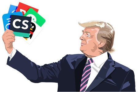 Trump firma una orden ejecutiva prohibiendo las transacciones con AliPay, WeChat, QQ, Camscanner y cuatro apps más