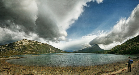 Pesca de la trucha en Tierra del Fuego, Argentina