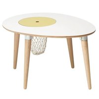 Mesa para niños con cesta para juguetes