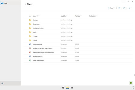 Así es el nuevo y minimalista Explorador de archivos de Windows 10X