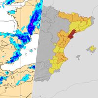 La vaguada atlántica ha alcanzado al Mediterráneo y con fuerza: AEMET ha emitido nuevos avisos rojos en Tarragona