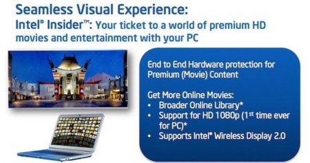 Intel planea lanzar su propio videoclub online en HD utilizando Insider