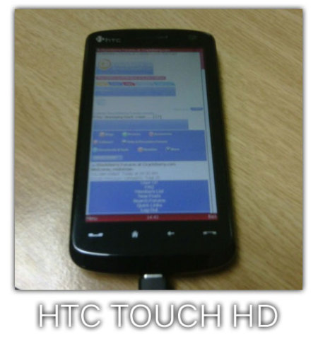 HTC Touch HD, con gran pantalla