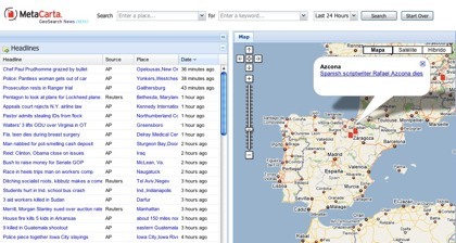 MetaCarta, la información geolocalizada mediante Google Maps