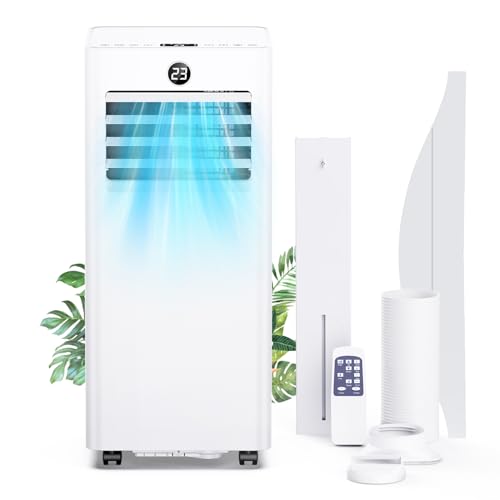 Aire Acondicionado Portatil 7000 BTU, Incluye Manguera de Escape & Kit de Ventana