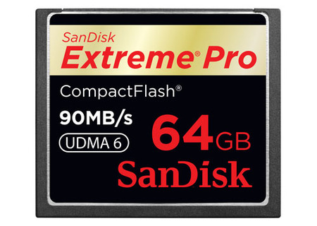 SanDisk Extreme Pro CF, 64GB y 90 MB/s