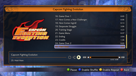Capcom Fighting Collection 2 In Game Music Gallery