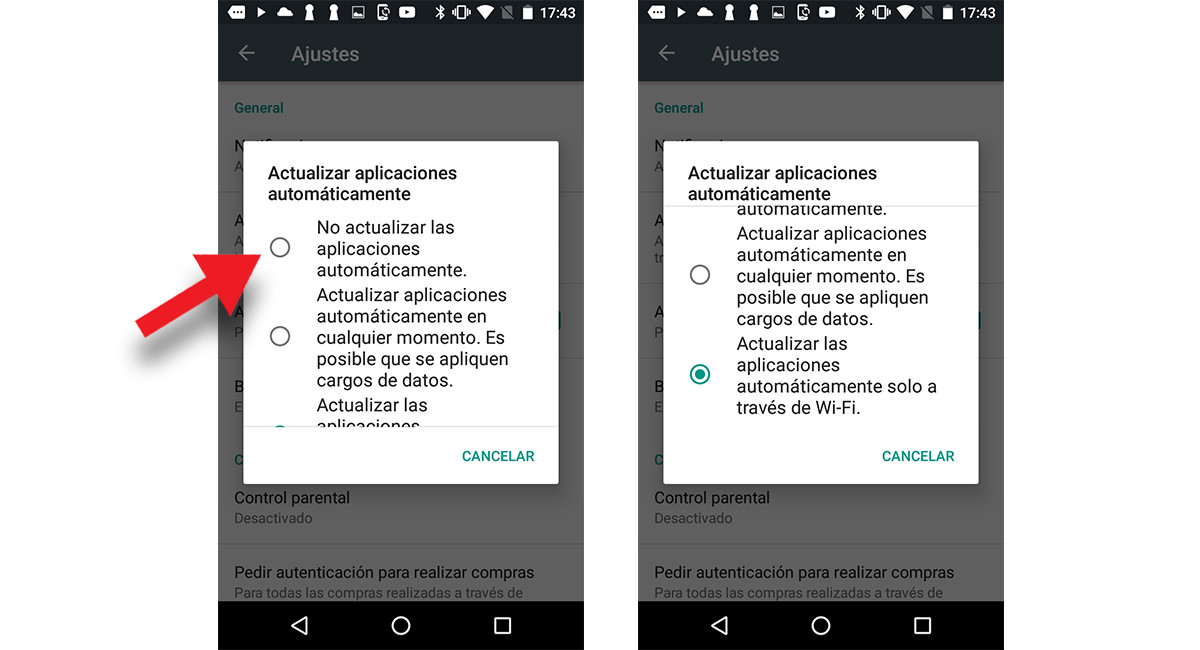 Cómo desactivar las actualizaciones automáticas de aplicaciones en ...