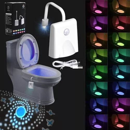 BUZUYIWAR LED Luz de Inodoro 16 Colores