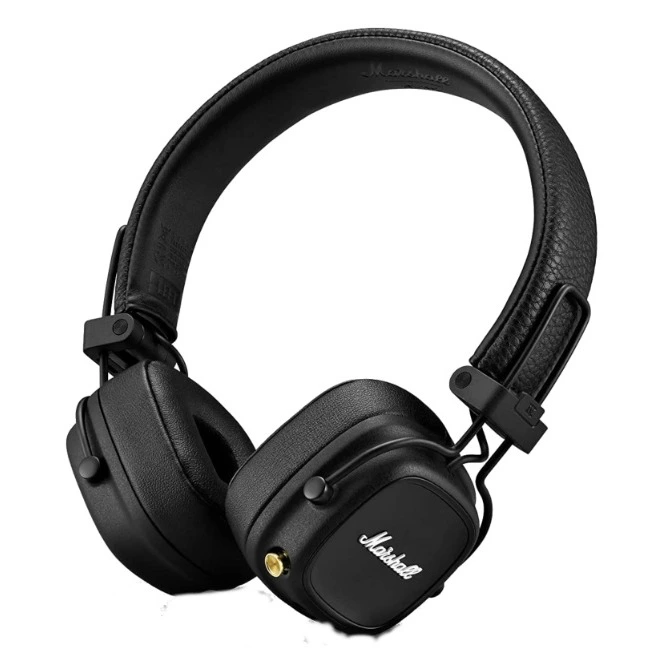 Auriculares inalámbricos - Marshall Major IV, Supraaurales, Bluetooth, 80 h batería
