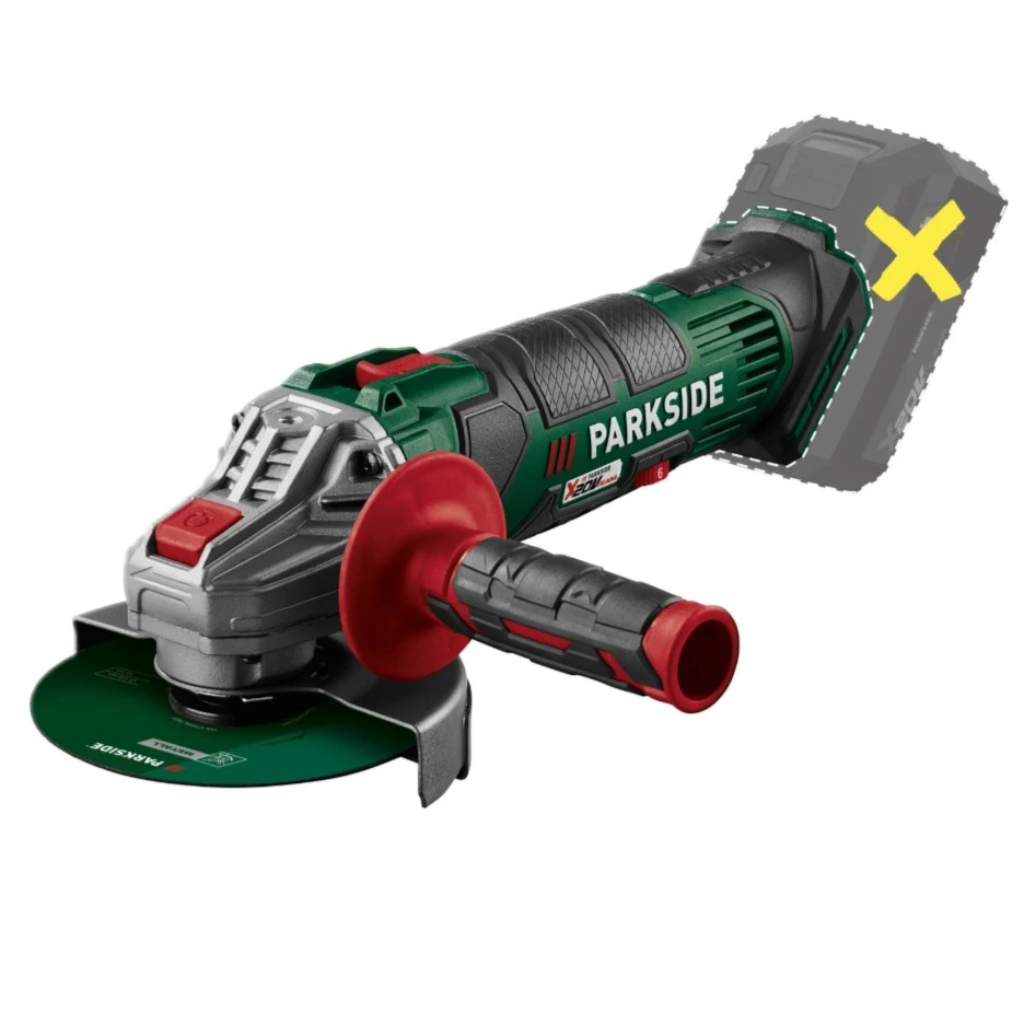 Amoladora angular recargable 20V »PWSA 20-Li G4« Parkside