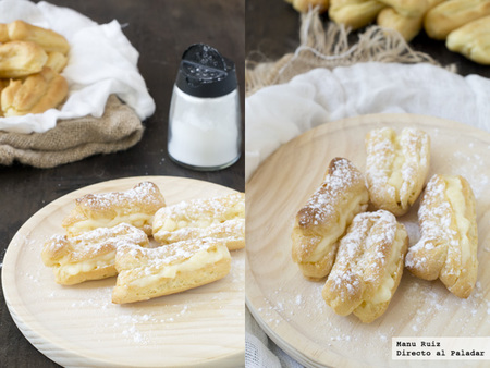 Éclairs. Receta Thermomix