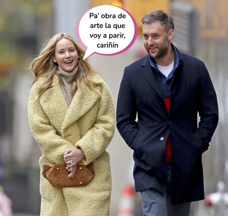Jennifer Lawrence, embarazada de su primer hijo con el galerista de arte Cooke Maroney: que comiencen los antojos del hambre