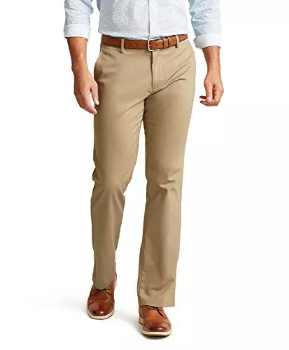 Dockers Straight Fit Signature 2.0 Khaki Pants - Creaseless, Hombre