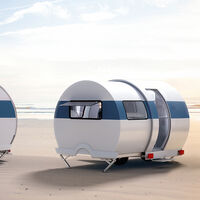 La tercera dimensión: esta mini caravana se extiende a golpe de botón y puede remolcarse con carnet de coche