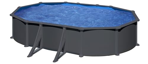 Gre KITPROV618GY Piscina de Acero Elevada