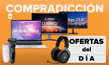 Ofertas del día y chollos en Amazon: portátiles Huawei, monitores MSI, auriculares gaming Corsair o cuidado personal Braun a precios bajos