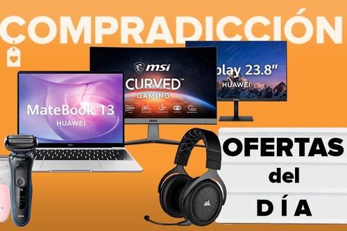 Ofertas del día y chollos en Amazon: portátiles Huawei, monitores MSI, auriculares gaming Corsair o cuidado personal Braun a precios bajos
