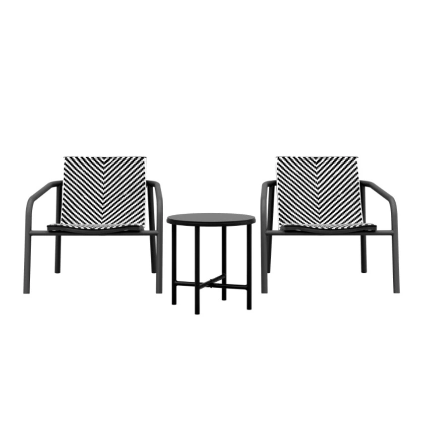 Conjunto de porche de jardín Paris para 2 comensales
