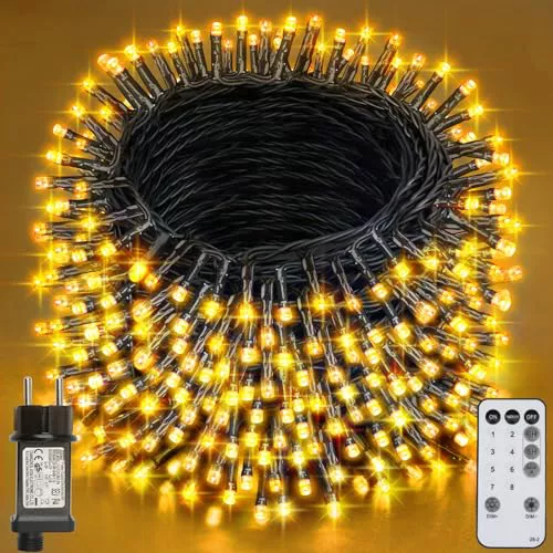 Realky Luces de Navidad, 59.8M 500 LED Luces de Arbol de Navidad