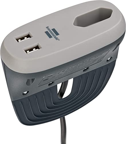 brennenstuhl®estilo regleta de enchufes en forma compacta para aplicación entre muebles