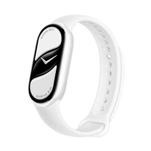 Xiaomi Smartband 10,Pantalla AMOLED de 1,72”, Carga rápida, 150+ Modos Deportivos. Monitorización de Salud y sueño. HyperOS 2.0. Impermeable 5ATM, Brújula,Blanca Perla.