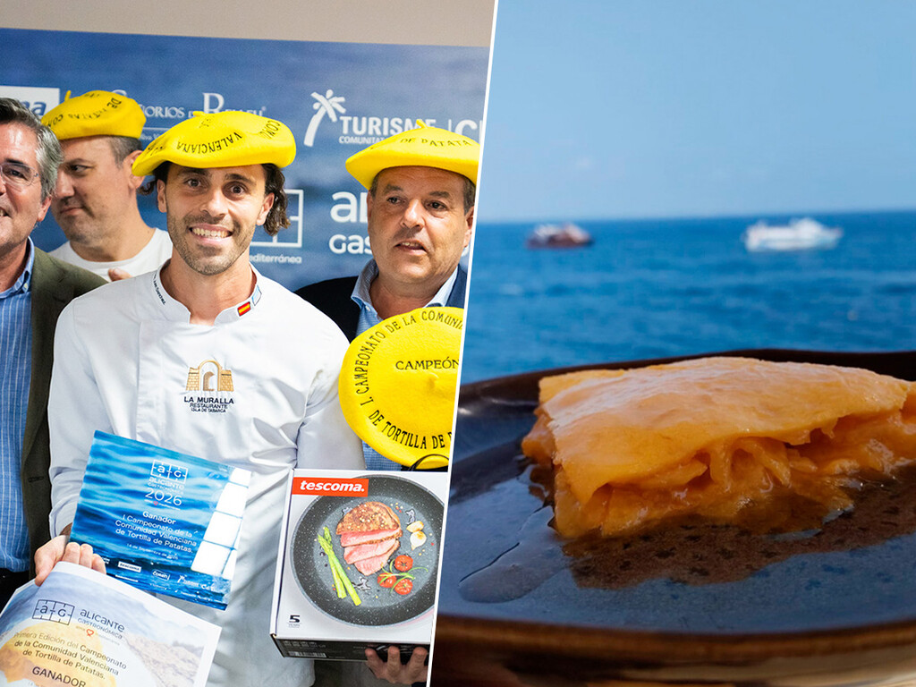 En barco a por un pincho: un restaurante de la isla de Tabarca (Alicante) gana el premio a la mejor tortilla de patatas de la Comunidad Valenciana
