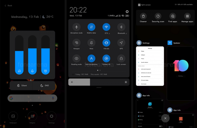 El modo oscuro en MIUI 10