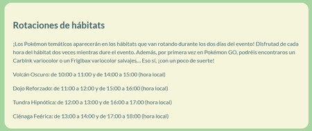 Pokemon Go Fest 2025 Pokemon Gratis Rotacion Habitats Biomas