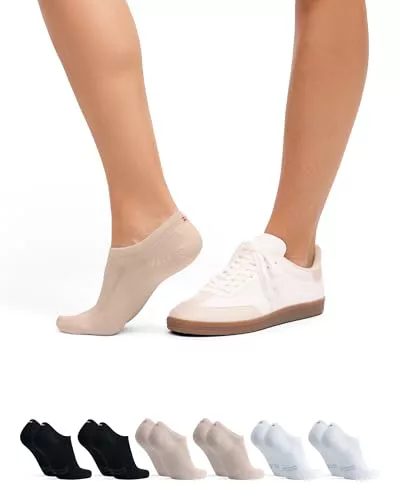 DANISH ENDURANCE 6 Pares Calcetines Invisibles Unisex