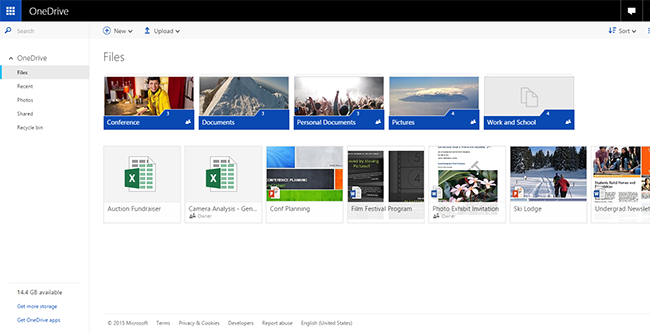 Nuevo Onedrive Web