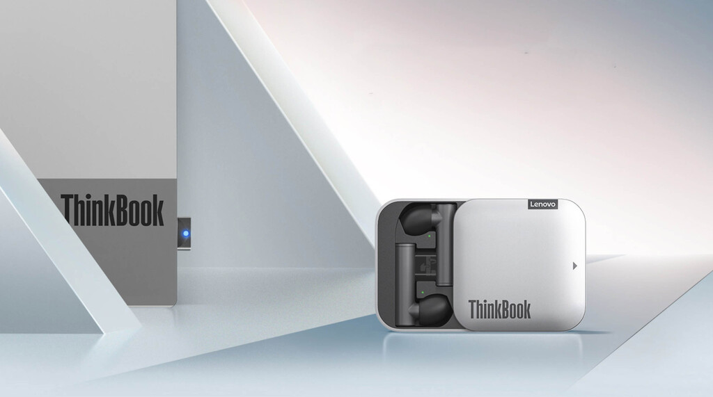 Auriculares Lenovo Thinkbook Pods Pro: sin cables, compatibles con Microsoft Teams y Skype, además se pueden conectar por USB