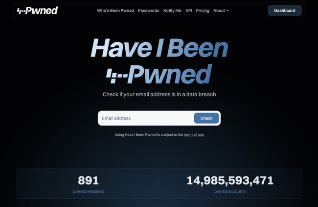 Have I Been Pwned