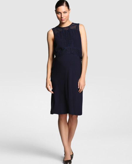 Vestido Azul Marino Premama Alia