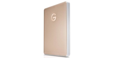 Uno de los discos duros de 2,5" más rápidos, el G-Technology G-Drive Mobile USB-C, con 2 TB, hoy en oferta en Amazon, por sólo 91,19 euros
